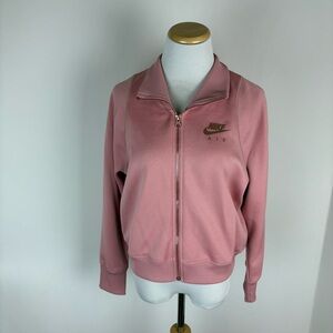 Nike Air Zip Up Track Jacket Pink Gold Size M